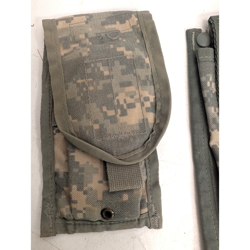 US Milttary ACU MOLLE II Bandoleer, Triple Mag, Assorted Pouches - 7 total items - Picture 4 of 16